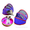 Foldable pet tunnel/cat tunnel and bed, new design